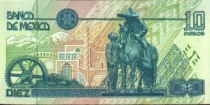 Billete_$10_Mexico_Tipo_D_Reverso