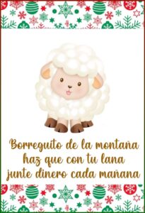 Little Abundance Lamb Card Good luck and abundance card